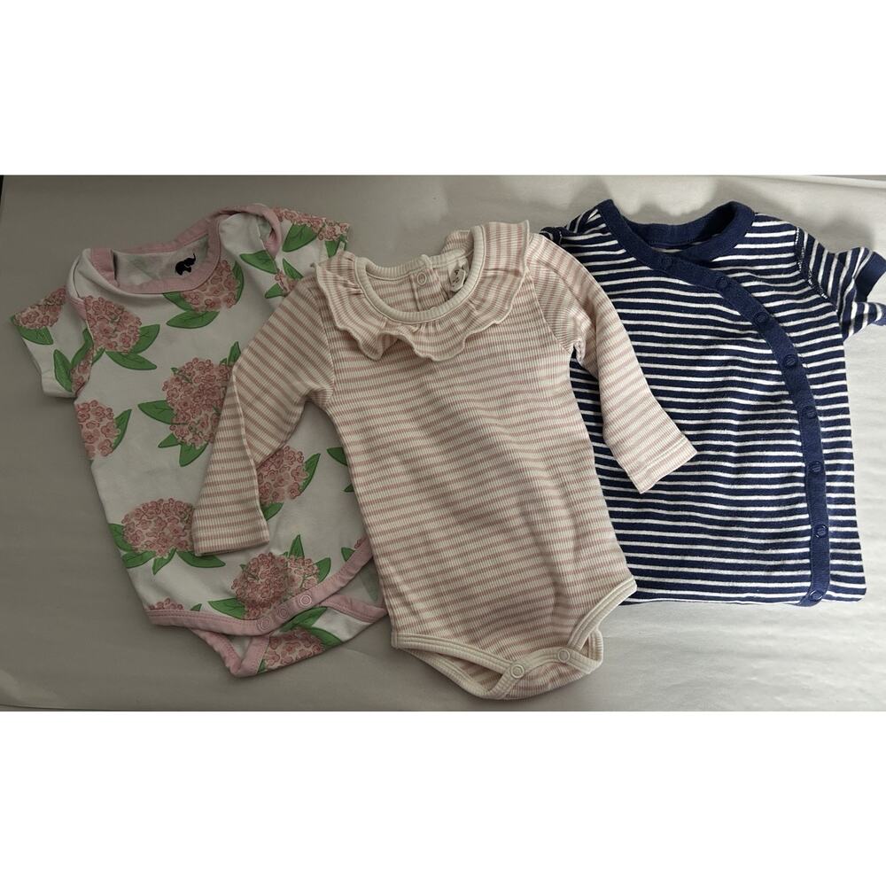 Lot of Three Baby Girl Bundle, Monica & Andy Hanna Andersson Size 3-6 Mos
